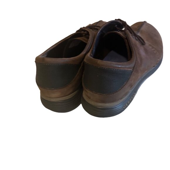 Merrell brown lace up air cushion size 12 oxford loafer